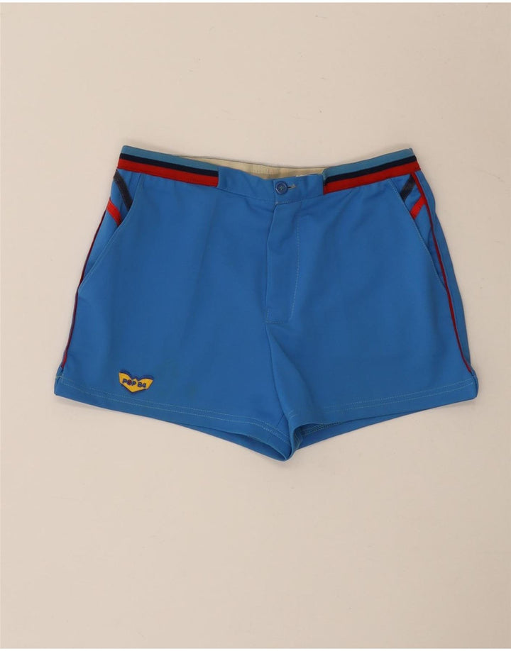 POP 84 Damen Chinoshorts W28 Mittelblau