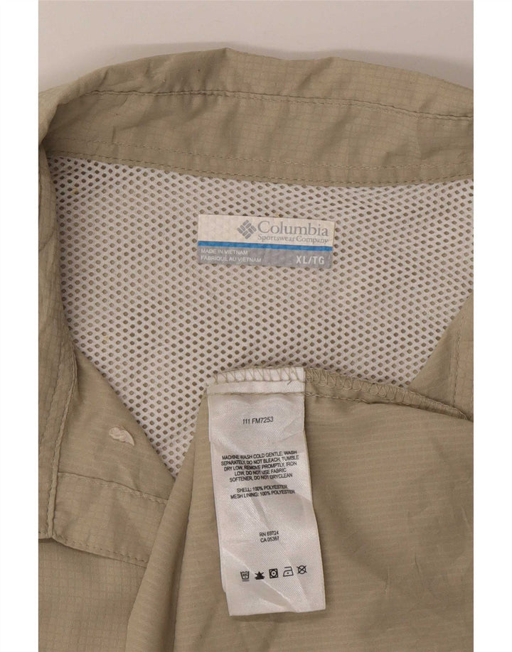 Columbia Herren Omni-Shade Hemd XL Khaki Polyester