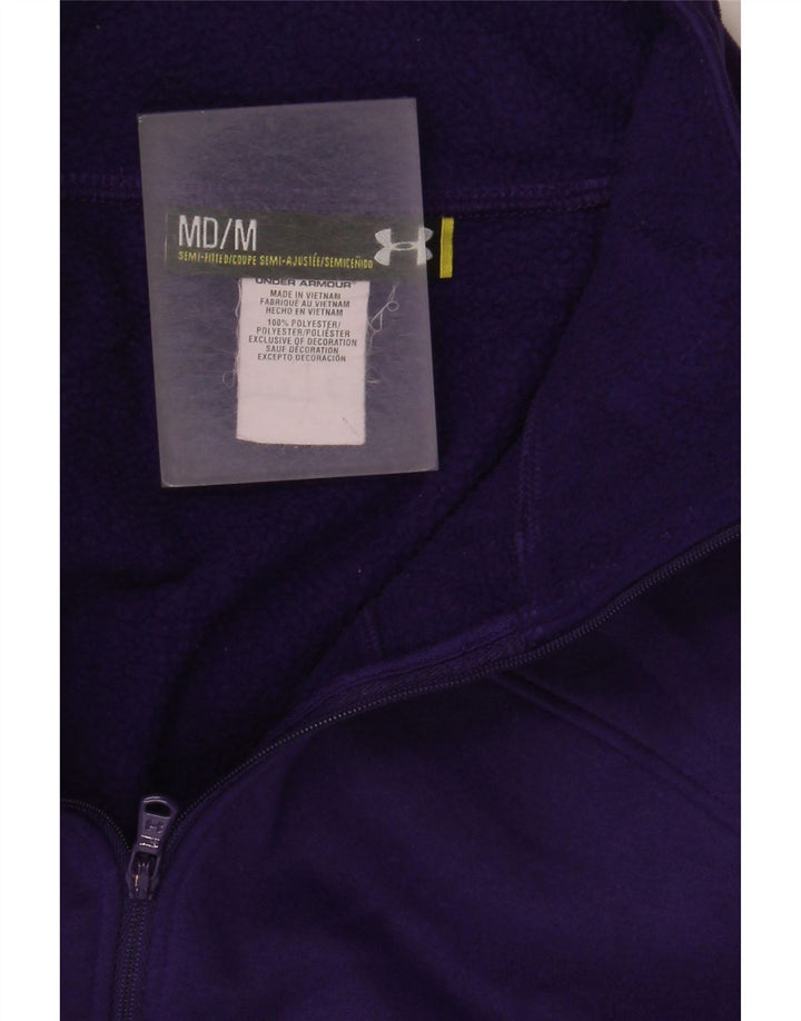 Under Armour Damen-Sweatshirt mit Reißverschluss am Hals, UK 14, mittelviolett