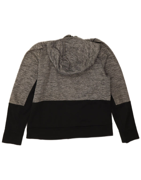 Nike Dri Fit Zip Hoodie-Pullover für Jungen, 13–14 Jahre, XL, Grau, Farbblock