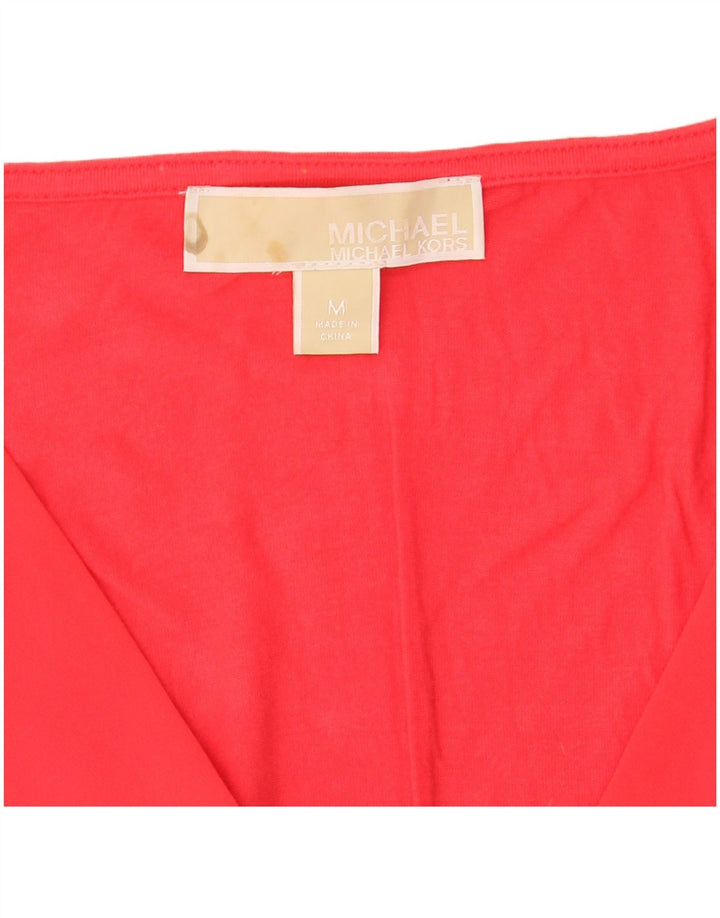 Michael Kors Damen Weste Top UK 14 Mittelrot