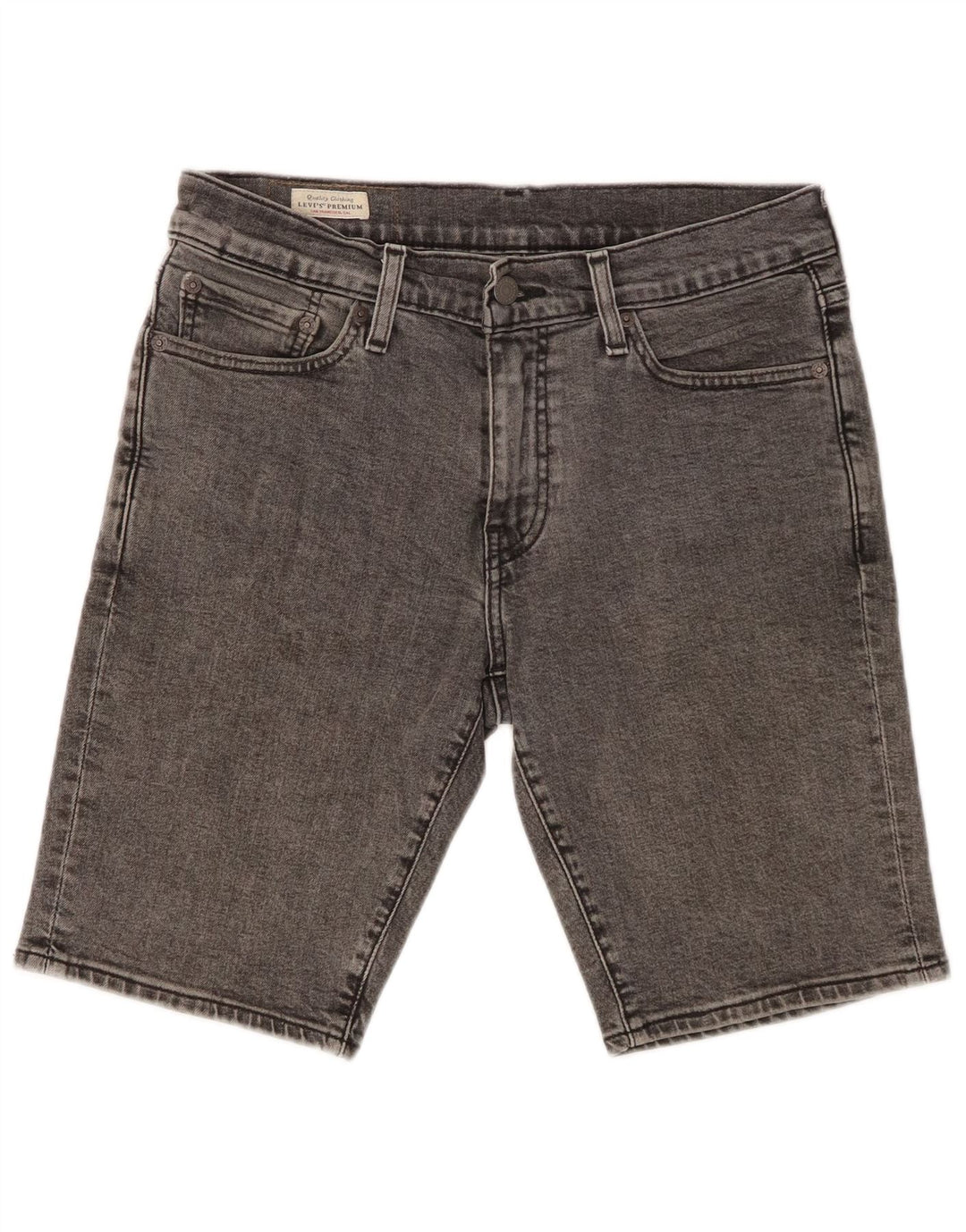 LEVI'S Herren 511 Jeansshorts W29 mittelgraue Baumwolle