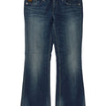 G-Star Damen Schlagjeans W33 L32 Blaue Baumwolle