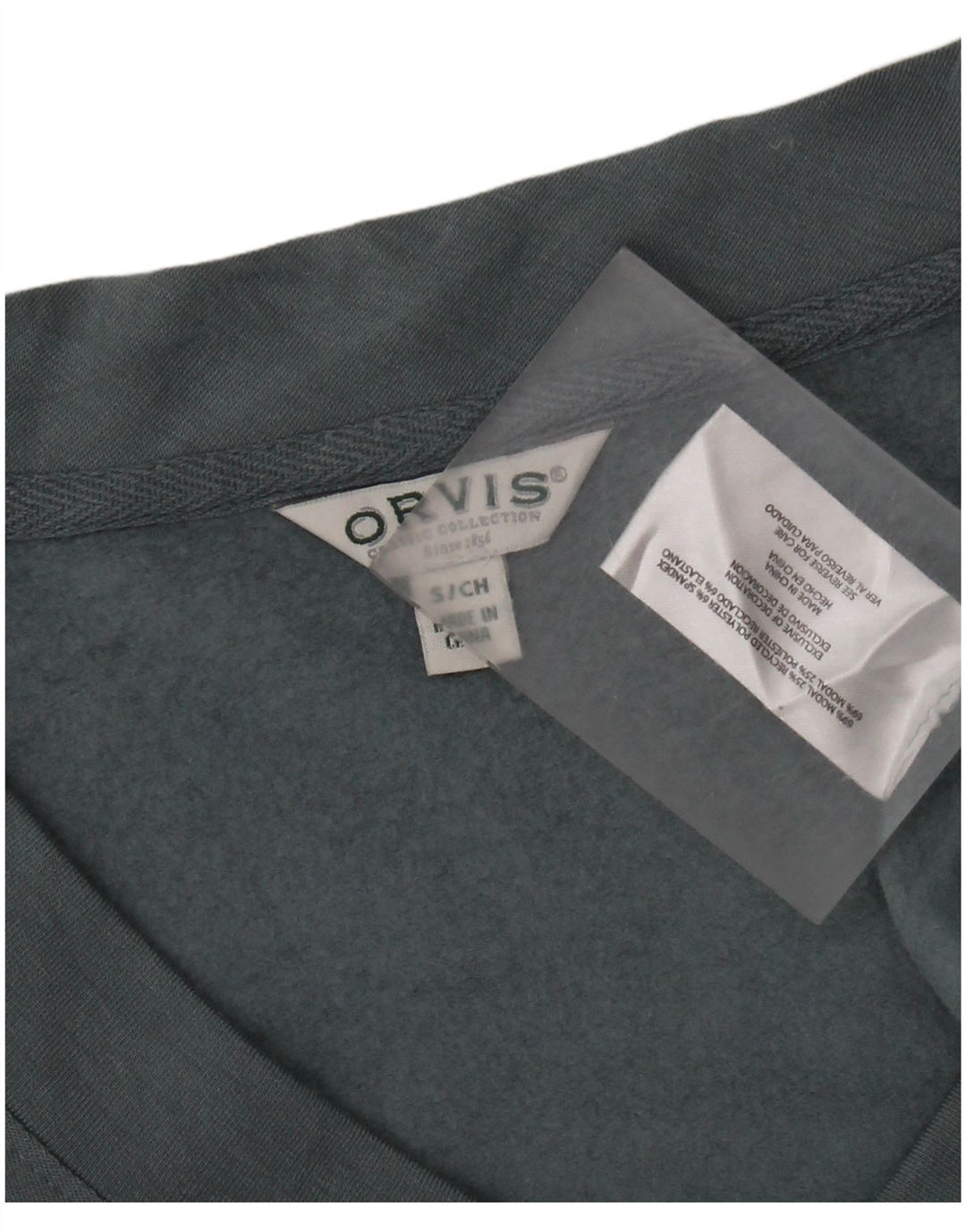 ORVIS Damen-Sweatshirt in Übergröße, Gr. 10, Größe S, Blau, Modal
