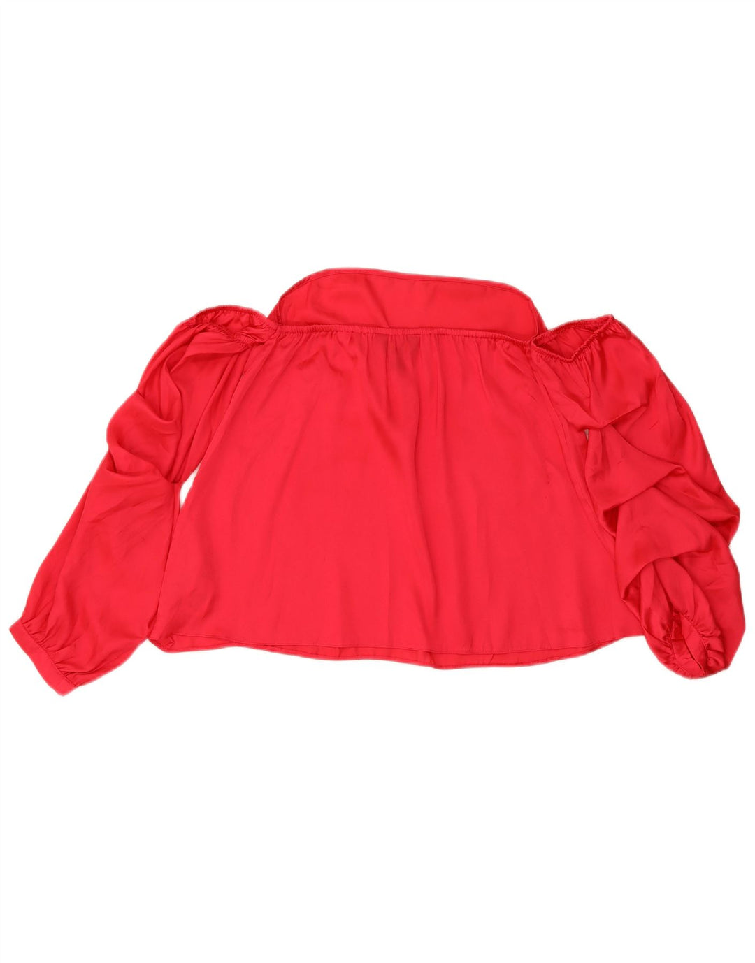 Schulterfreies Damenoberteil von Lipsy, UK-Größe 10, Größe S, Rot, Polyester