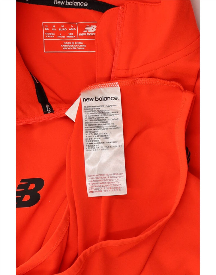 New Balance Herren Liverpool Graphic Pullover-Trainingsanzugoberteil Mittelorange