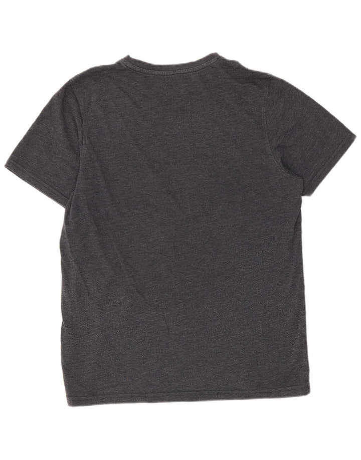 Mountain Warehouse Herren-T-Shirt mit Grafik, mittelschwarze Baumwolle