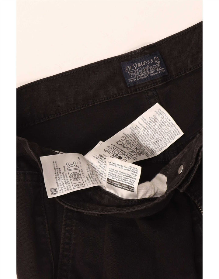Levi's Damen Slim Jeans W29 L32 Schwarze Baumwolle