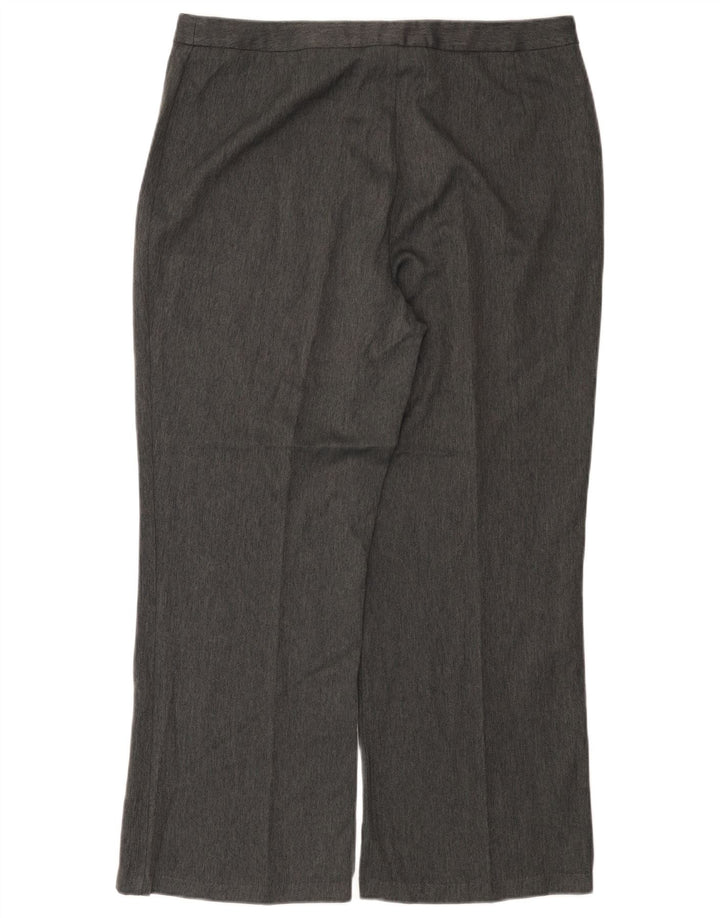 Gerade Damen-Anzughose von Marks & Spencer, W36, L28, graues Fischgrätenmuster