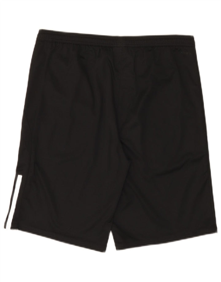 Adidas Sportshorts für Jungen, 15–16 Jahre, schwarzes Polyester