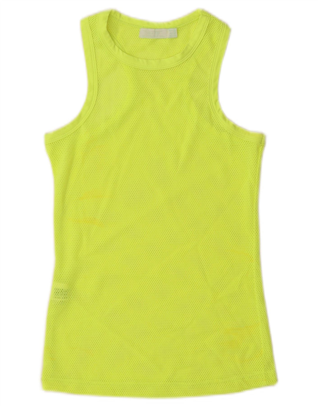 Zara Damen Weste Top UK 12 Mittelgrünes Polyamid