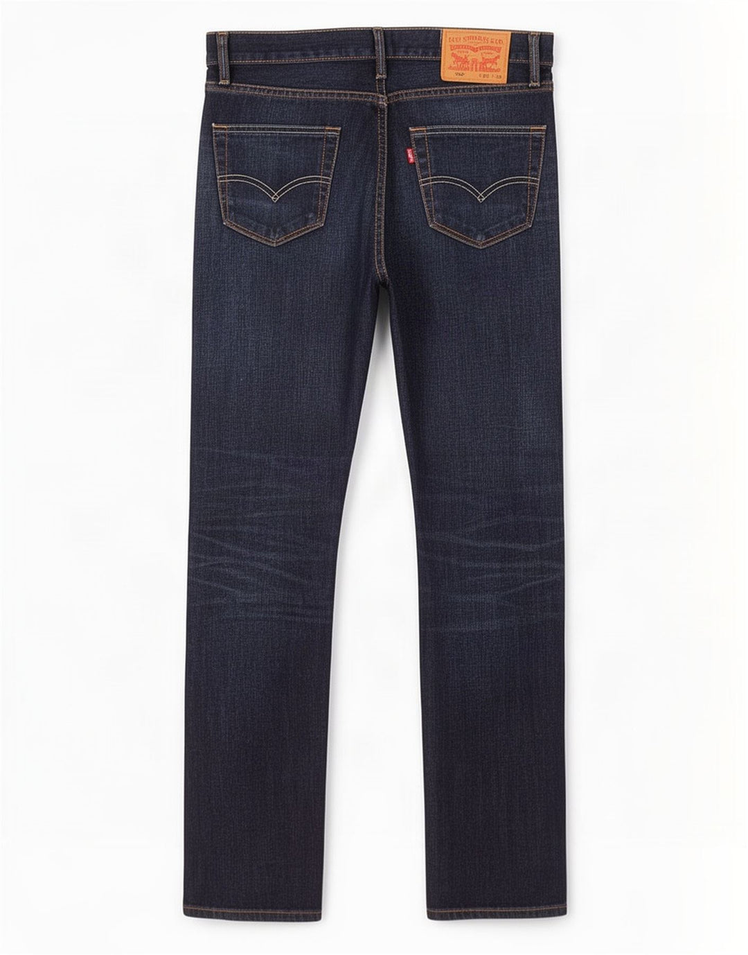 Levi's Herren 504 Straight Jeans W30 L32 Blaue Baumwolle