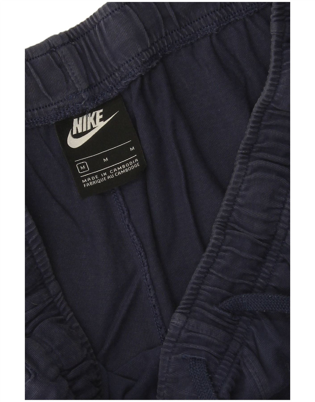 Nike Herren-Sportshorts aus mittelblauer Baumwolle in Marineblau