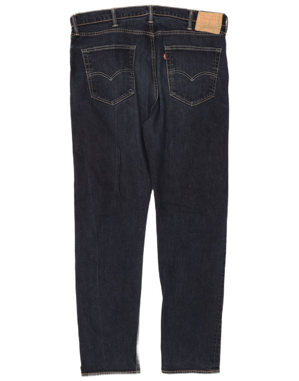 Levi's Herren 522 Straight Jeans W38 L34 Marineblaue Baumwolle