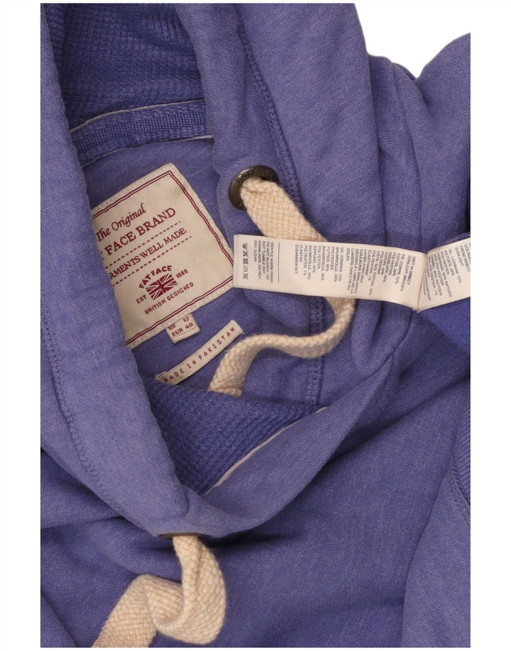 Fat Face übergroßer Damen-Hoodie-Pullover, UK 12, mittelviolett, Baumwolle