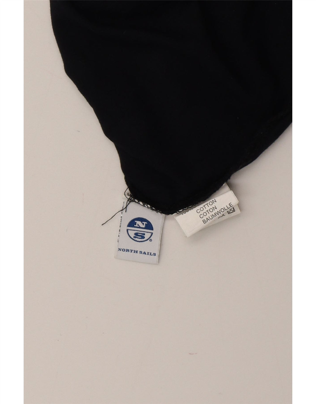 NORTH SAILS Herren-Grafik-Oberteil, langärmelig, groß, marineblau, Baumwolle