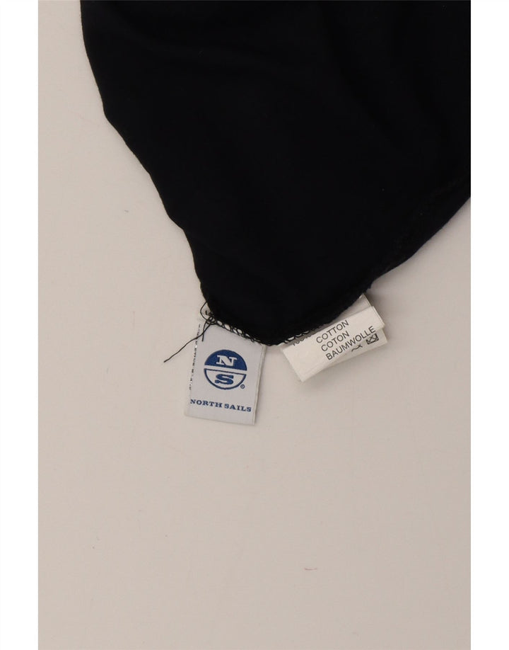 NORTH SAILS Herren-Grafik-Oberteil, langärmelig, groß, marineblau, Baumwolle