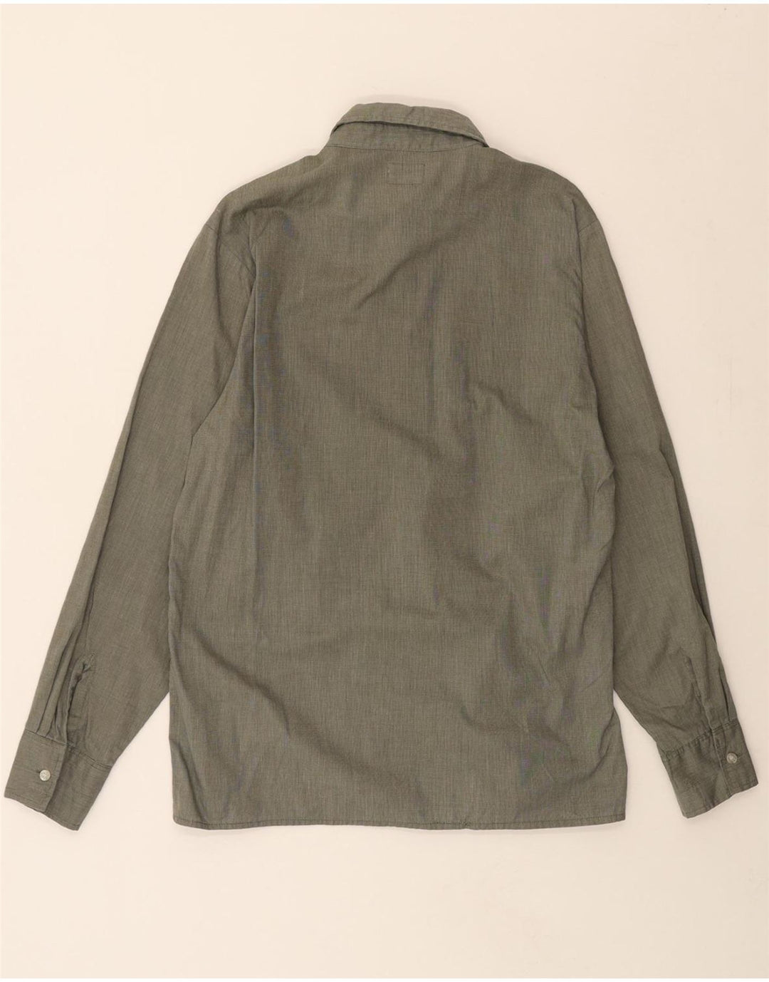 LEVI'S Mens Shirt Medium Green Cotton Vintage Levi's and Second-Hand Levi's from Messina Hembry 