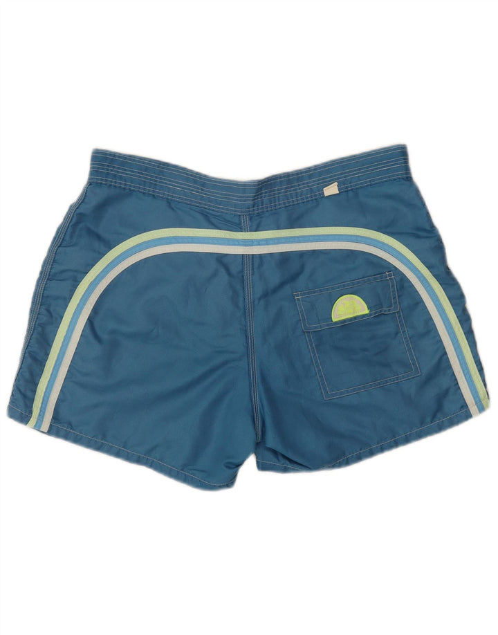 Sundek Herren-Badeshorts aus mittelblauem Polyester