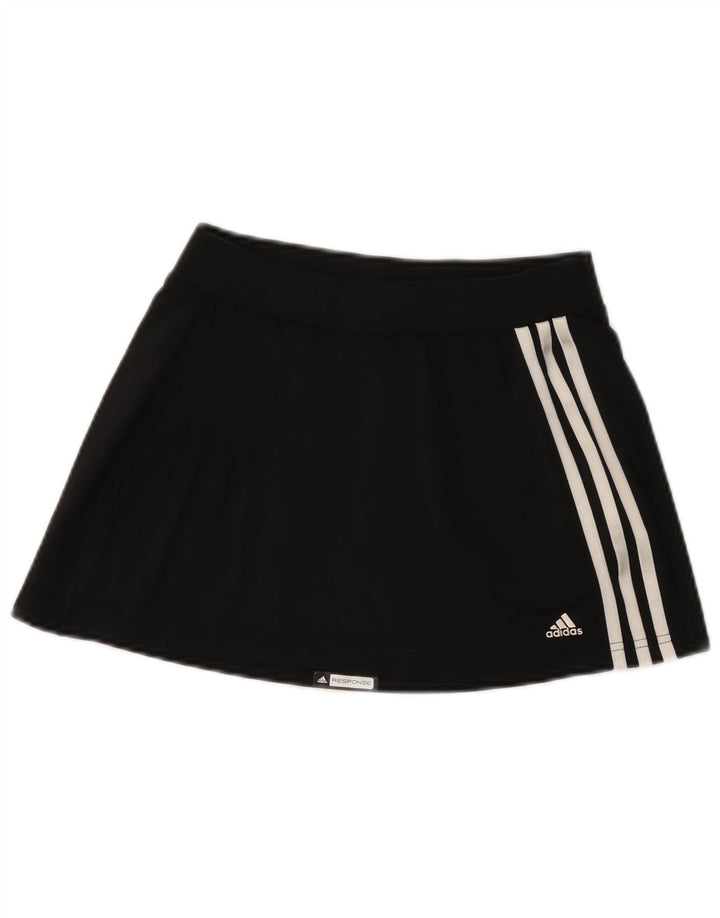Adidas Damen Climalite Skort UK 10 Small Schwarz Nylon