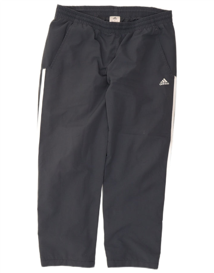 Adidas Herren Trainingshose UK 42/44 Large Grau Polyester