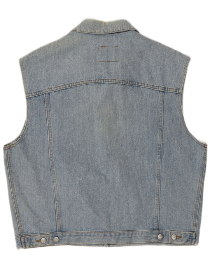 Rifle Herren-Jeansweste, UK 38, mittelblaue Baumwolle