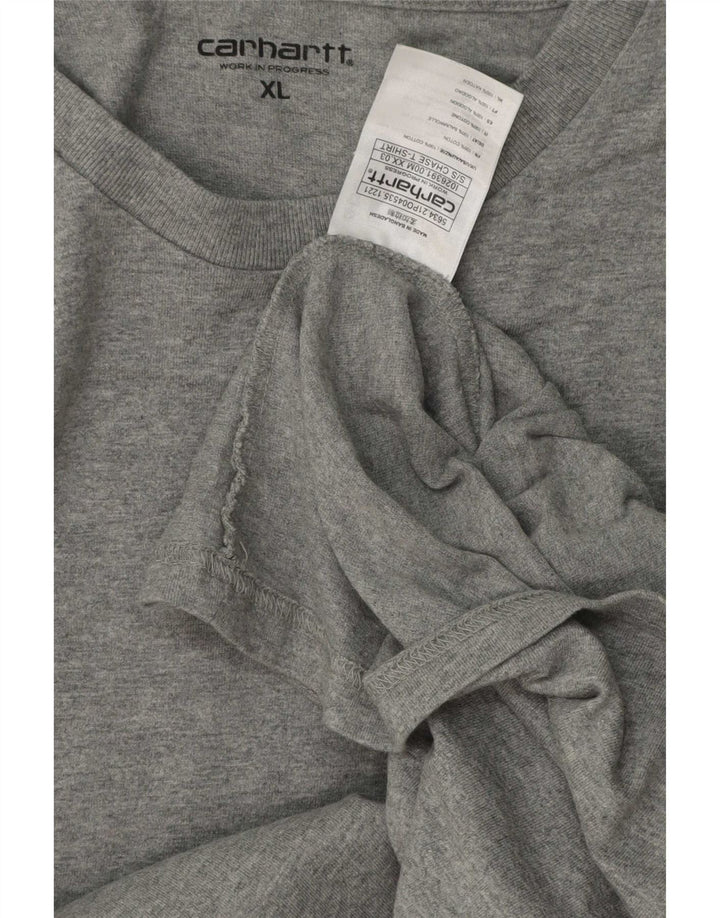 Carhartt Herren T-Shirt Top XL Grau Baumwolle