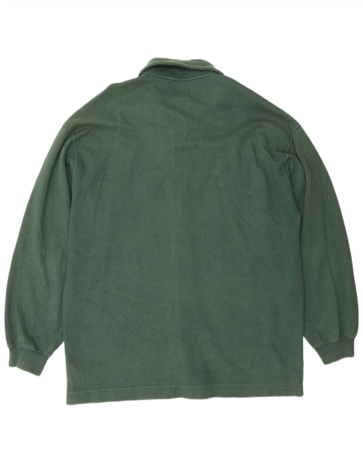 Belfe & Belfe Herren-Trainingsanzug-Oberteil, Jacke, 2XL, grüne Baumwolle
