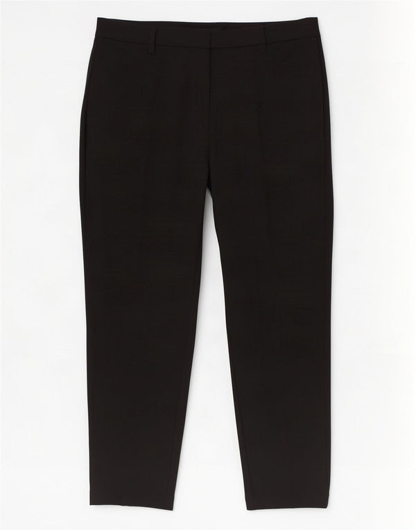 Marks & Spencer Damen Anzughose mit hoher Taille, UK 16, Größe L, W34, L27, Schwarz