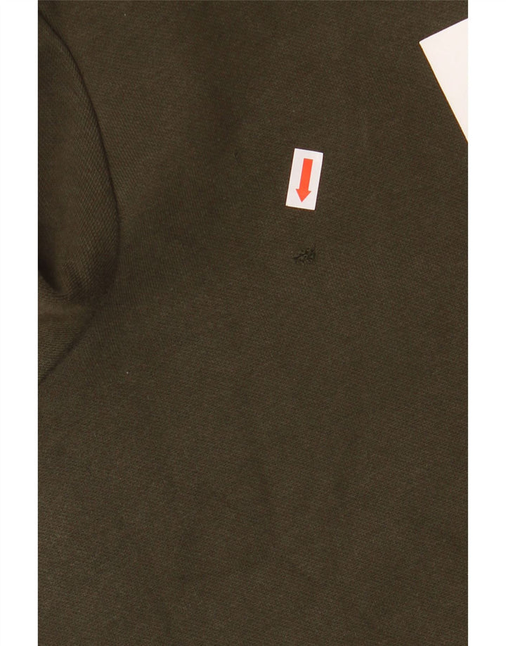 Puma Herren Graphic Hoodie Pullover XL Khaki Baumwolle