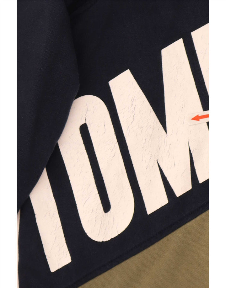 Tommy Hilfiger Herren-Sweatshirt mit Grafik, XL, mehrfarbig, Farbblock