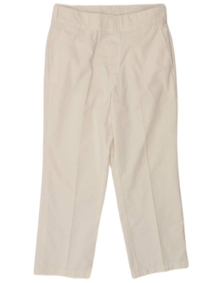 Dickies gerade Chino-Hose für Herren, W34, L28, weißes Polyester