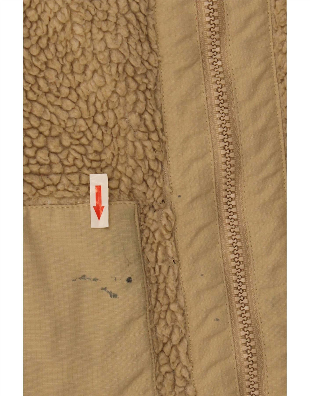 Urban Outfitters Herren Fleecejacke UK 36 Small Beige Polyester