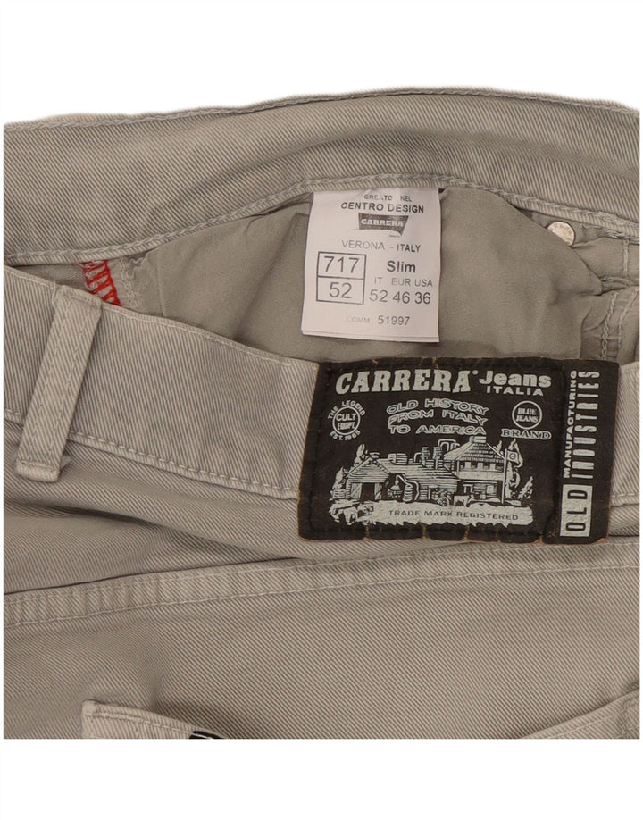 Carrera Herren 717 Slim Jeans W36 L33 Graue Baumwolle