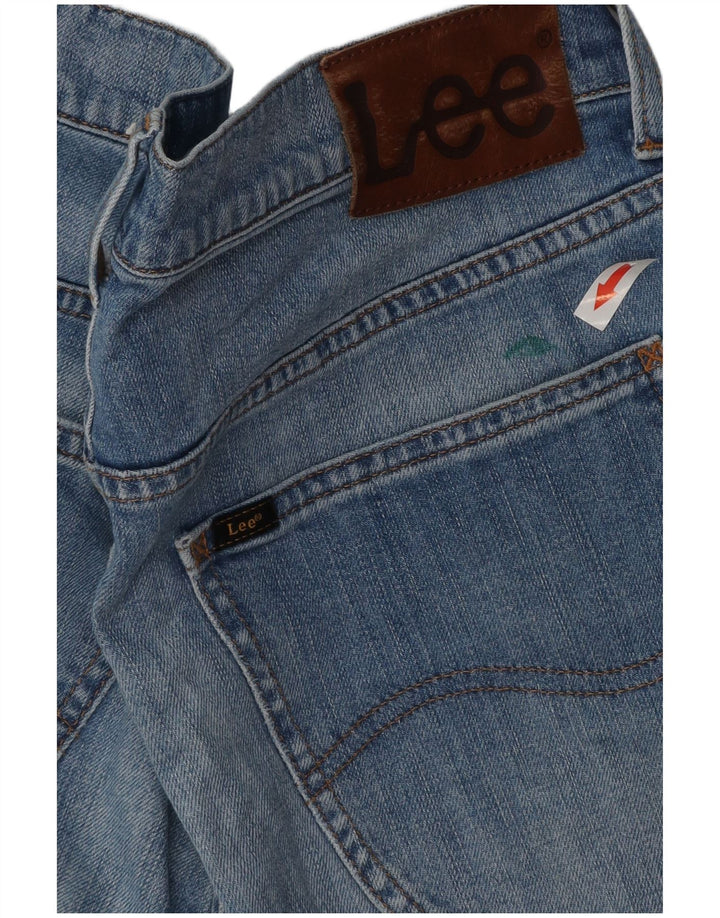 Lee Herren Daren Straight Jeans W32 L34 Blaue Baumwolle