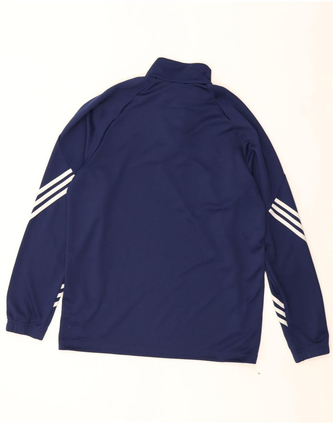 Adidas Herren Climalite Zip Neck Pullover Trainingsanzug Top Large Marineblau