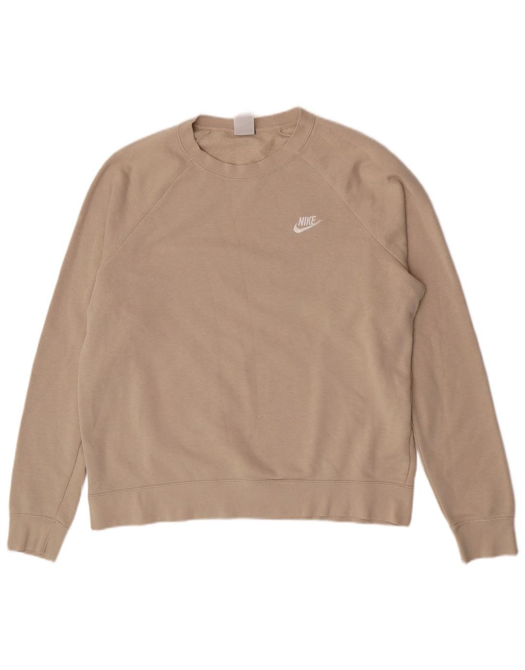 Nike Damen-Sweatshirt in Übergröße, Größe UK 18, XL, Beige, Baumwolle