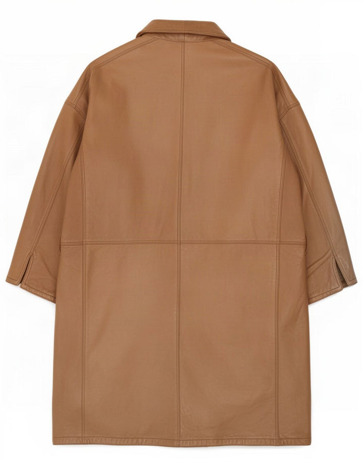 Casa Veneta Herren Ledermantel IT 52 XL Beige