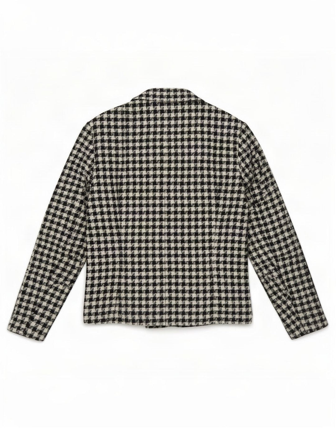 Marks & Spencer Damen-Blazer mit 4 Knöpfen, Gr. 14, Schwarz, Hahnentrittmuster