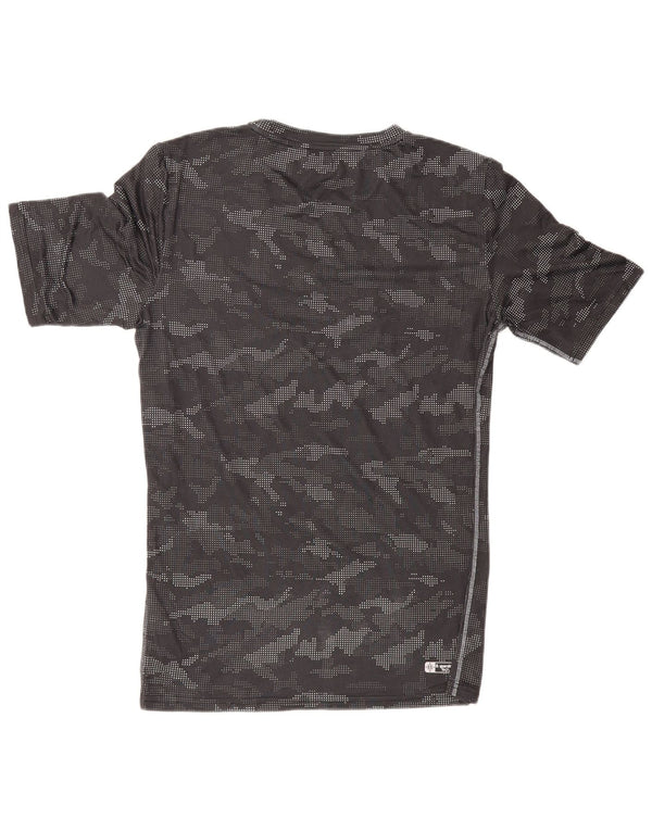 Superdry Herren Grafik T-Shirt Top 2XL Schwarz Camouflage Polyester Sport