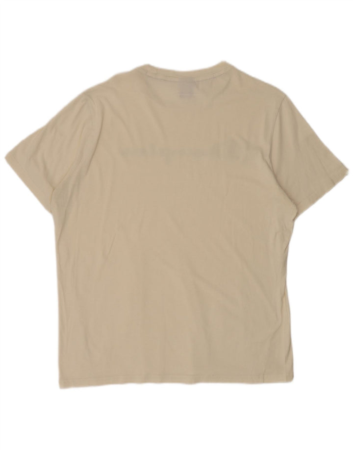 Champion Herren Grafik T-Shirt Top XL Weiß