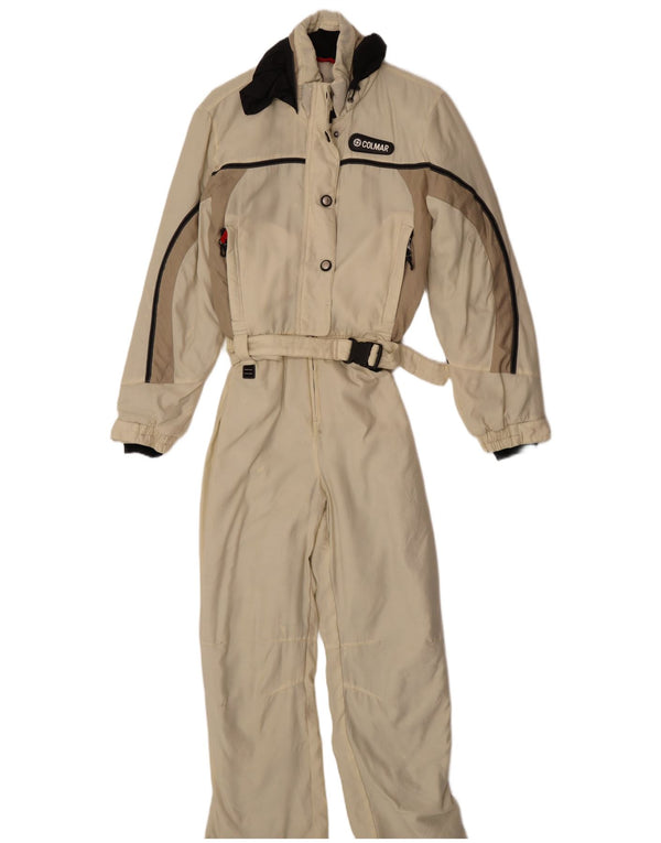 Colmar Damen Skioverall IT 42 Small Off White Colourblock Polyamid