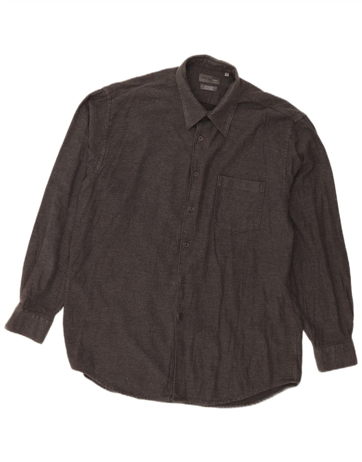 ZARA Mens Shirt XL Grey Cotton