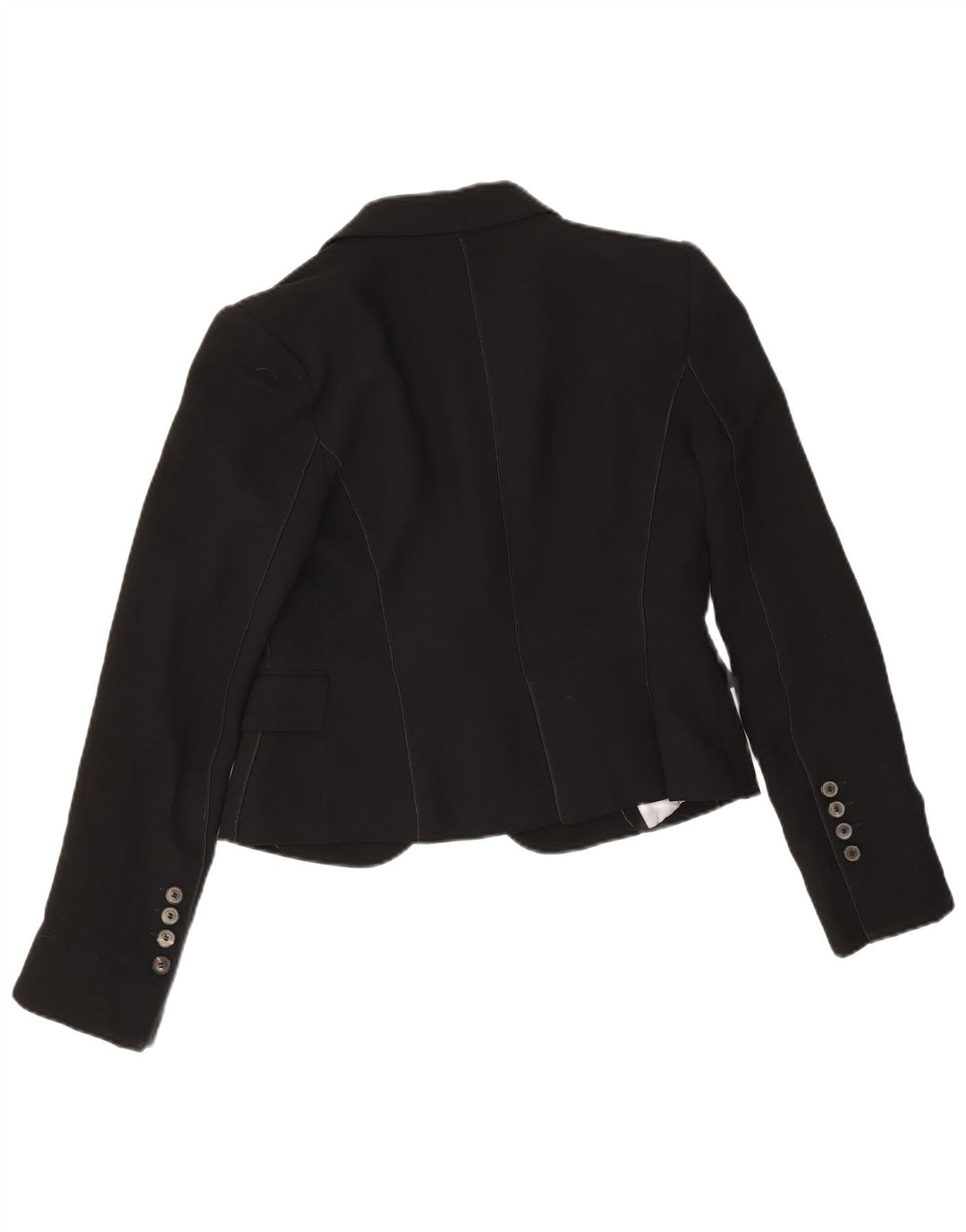 Zara Damen 1-Knopf-Blazerjacke EU 38 Small Schwarz