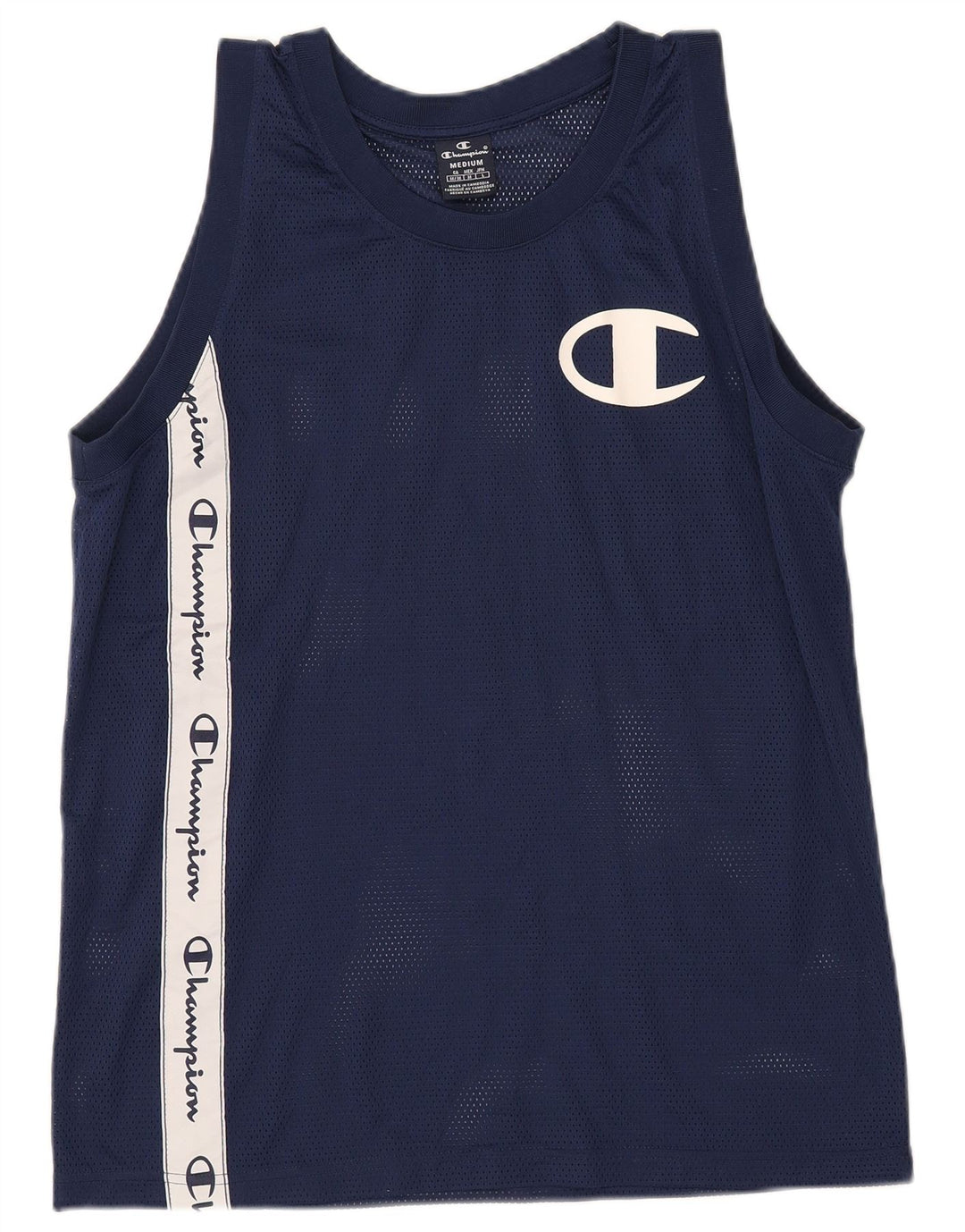 Champion Herren-Jersey-Oberteil, mittelgroß, Marineblau, Farbblock
