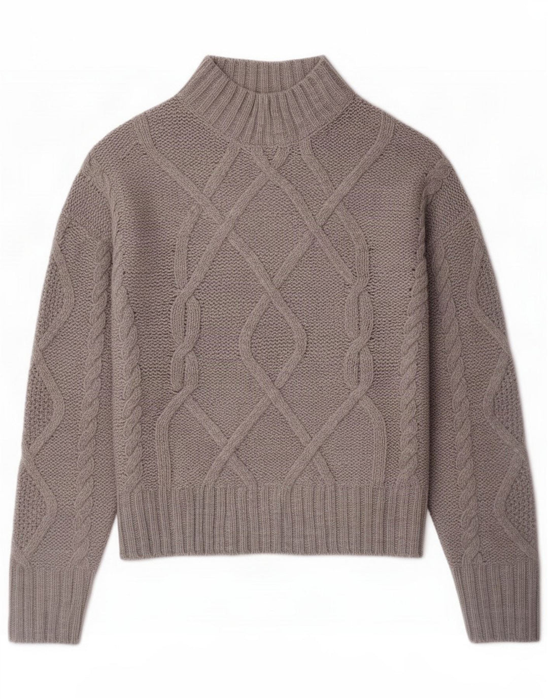Gap Rollkragenpullover für Damen, Gr. 40, Größe L, Grau, Acryl