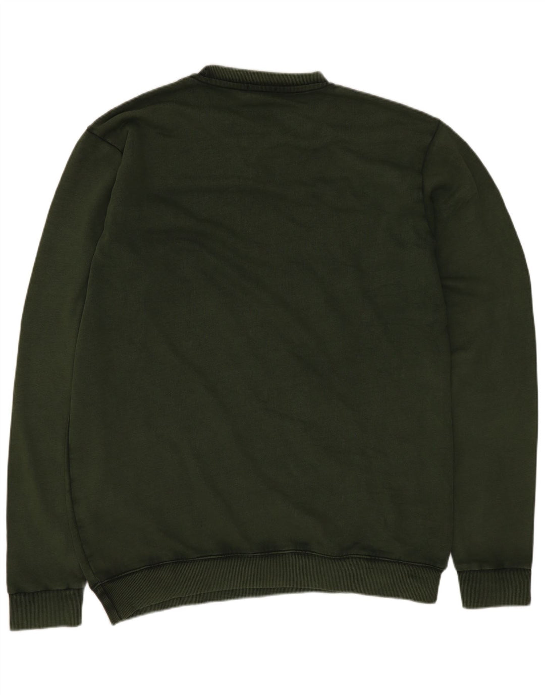 Schrei! Herren-Sweatshirt-Pullover, groß, grüne Baumwolle