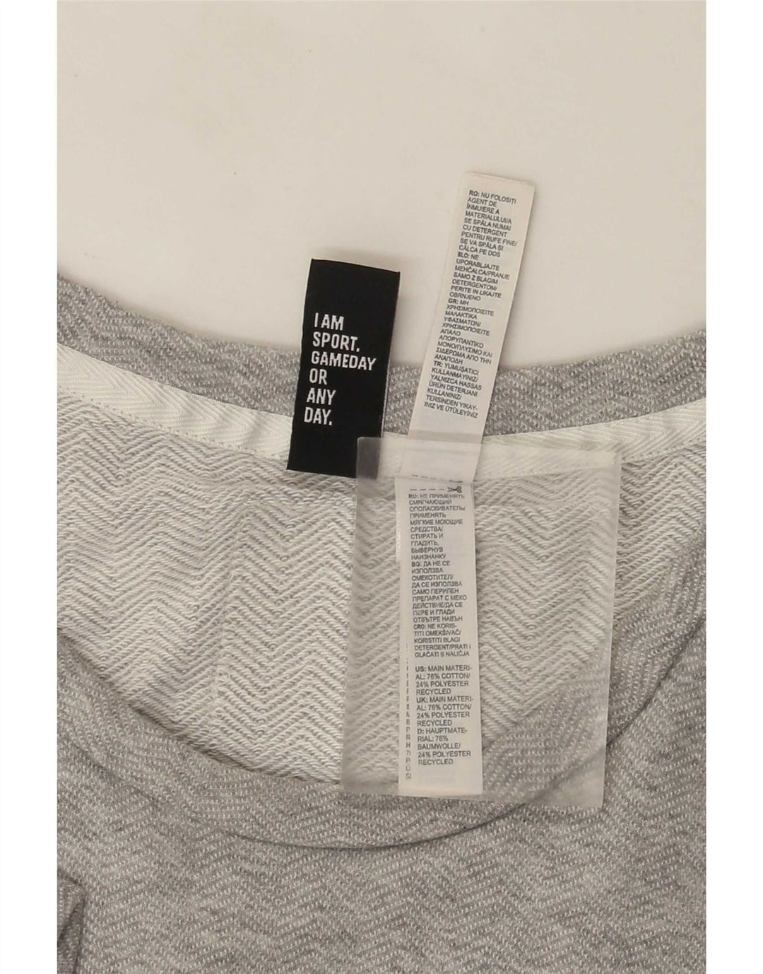 Adidas Herren Grafik-T-Shirt-Oberteil aus mittelgrau gefleckter Baumwolle