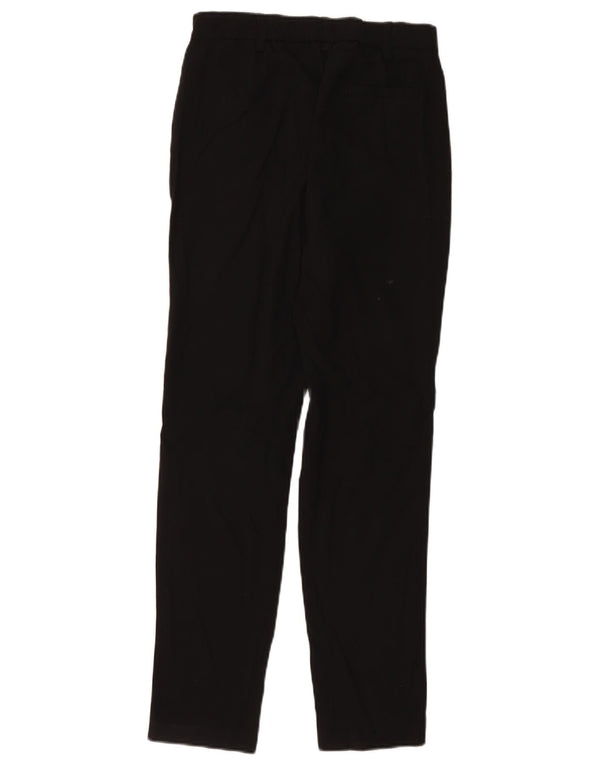 Marks & Spencer Damen Tapered Chinohose UK 8 Small W26 L28 Schwarz