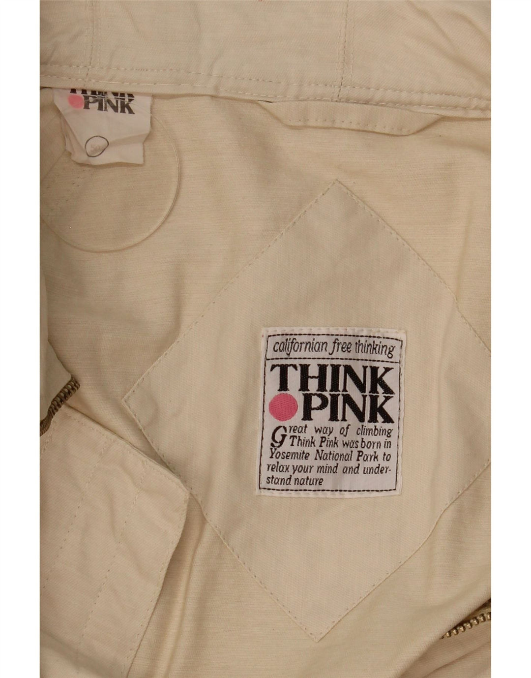 THINK PINK Herren-Utility-Jacke IT 50 Large Beige